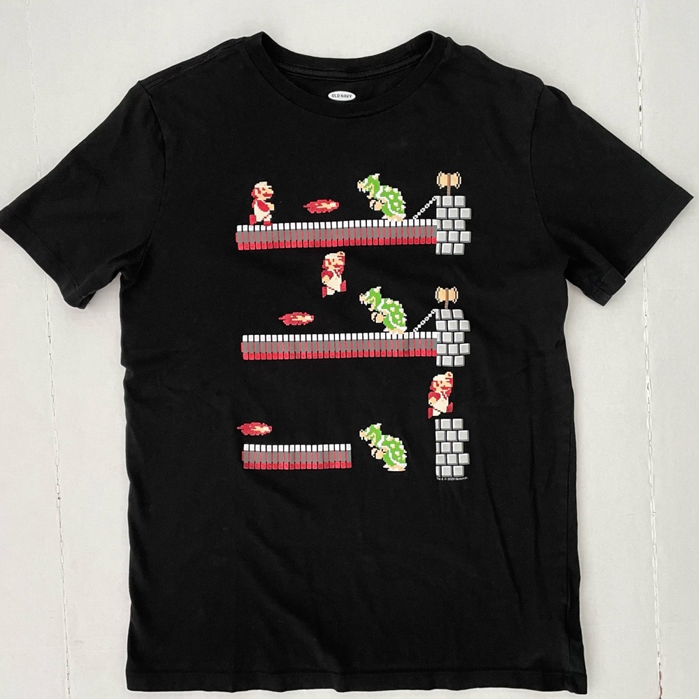 4/$20 Old Navy Mario Graphic Tee NWOT